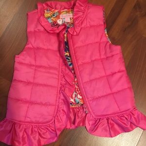 Lilly Pulitzer Girls Puffer Vest (Pink)